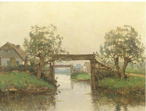 Jan Knikker Jun. - Bridges at Giethoorn