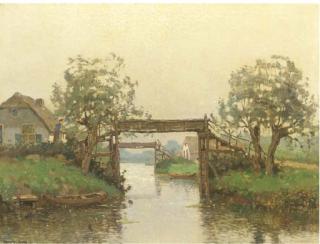 Jan Knikker Jun. - Bridges at Giethoorn