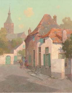 Jan Knikker Jun. - Summer\'s day in Hattem