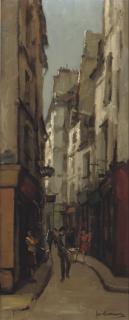 Jan Korthals - A Parisian alley