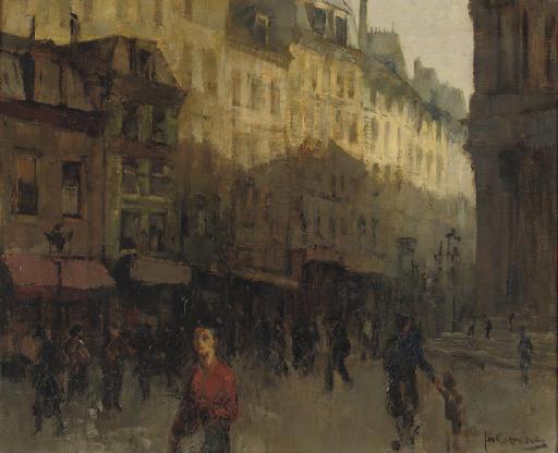 Jan Korthals - City view, Paris
