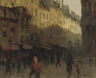 Jan Korthals - City view, Paris