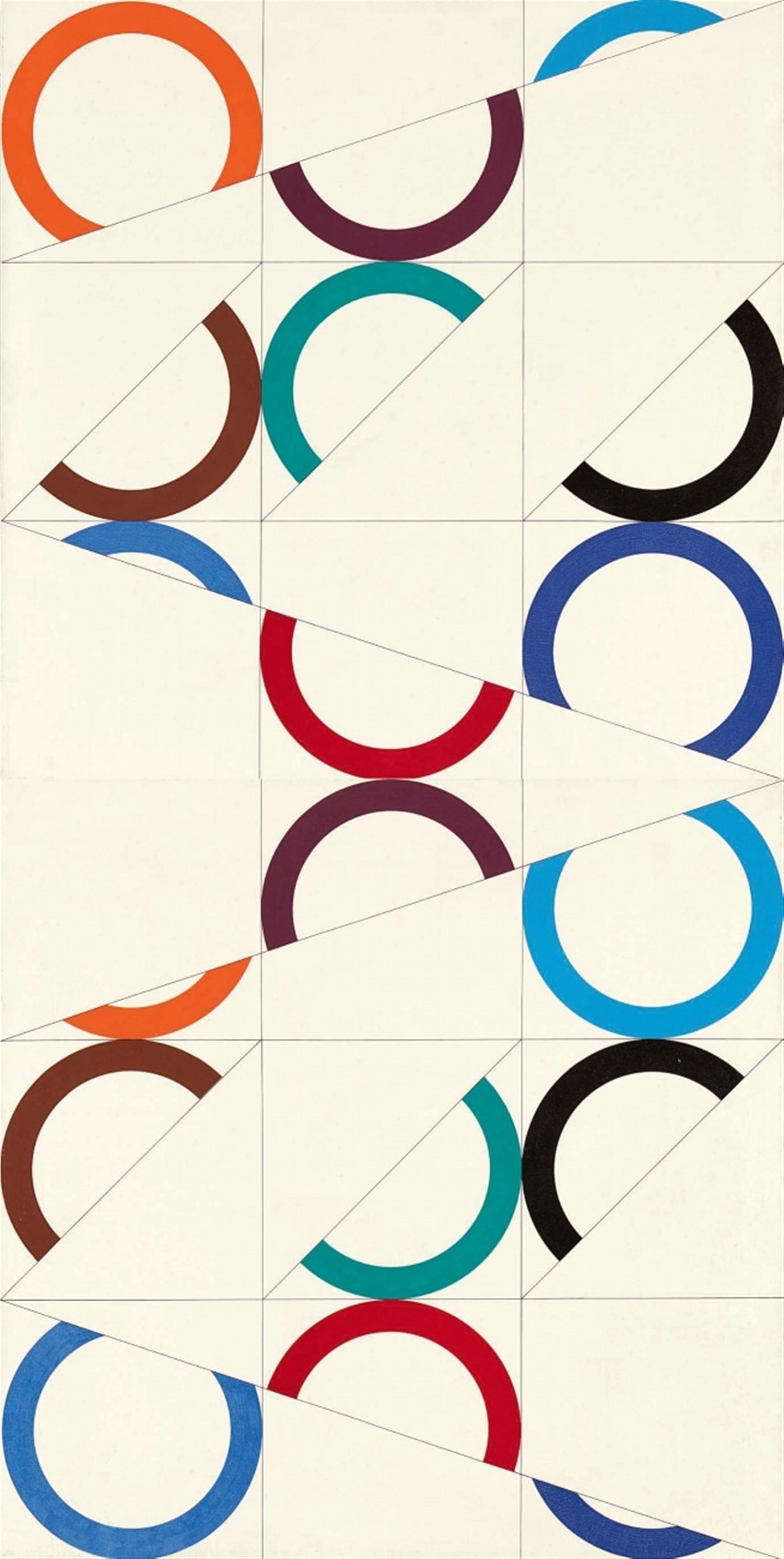 Jan Kubicek - Devet kruhu (v Barve) s dislokacemi