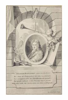Jan Laurensz. Van Der Vinne - A memorial portrait of Johannes Bronkhorst
