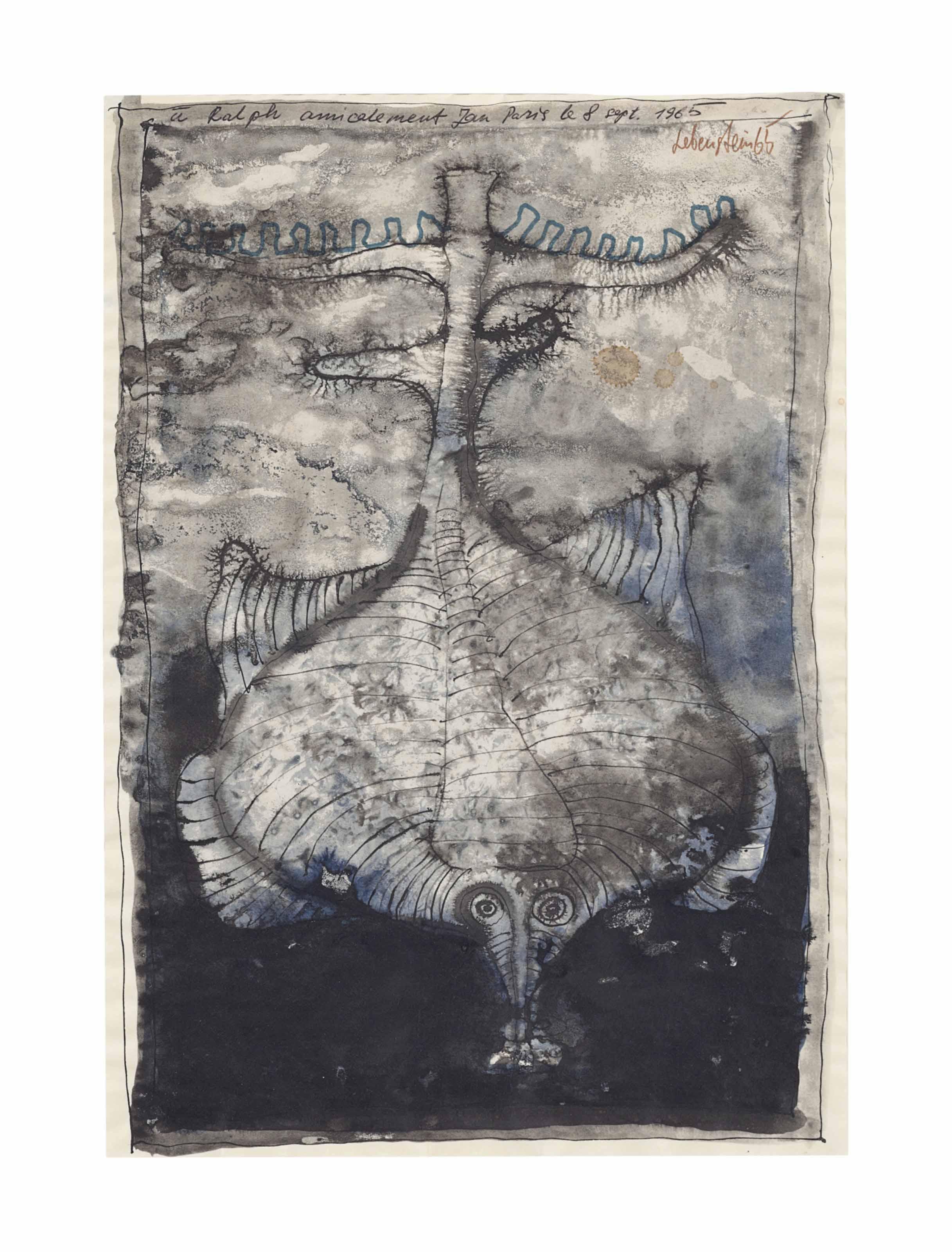 Jan Lebenstein - Study for Vertical Blue