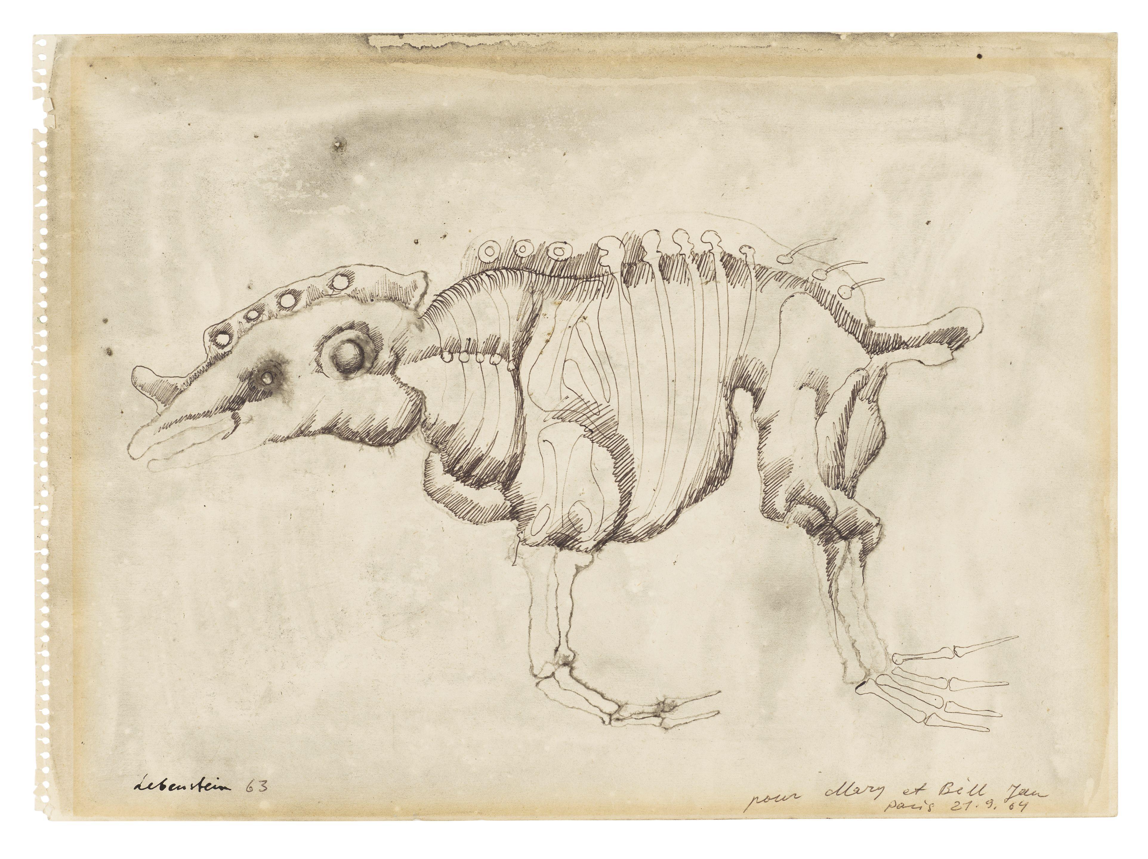 Jan Lebenstein - Untitled (Animal Study)