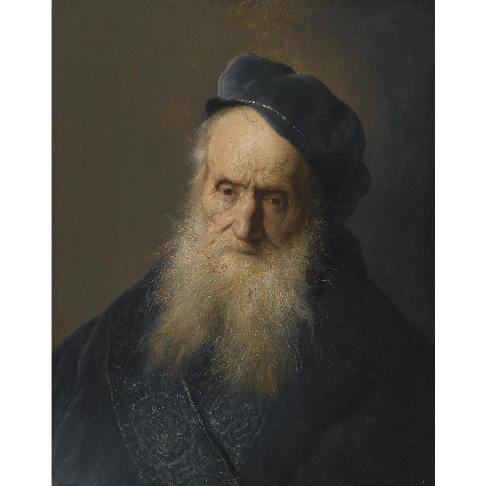 Jan Lievens - A Tronie: Study Of The Head And Shoulders Of An Old Bearded Man, Wearing A Cap