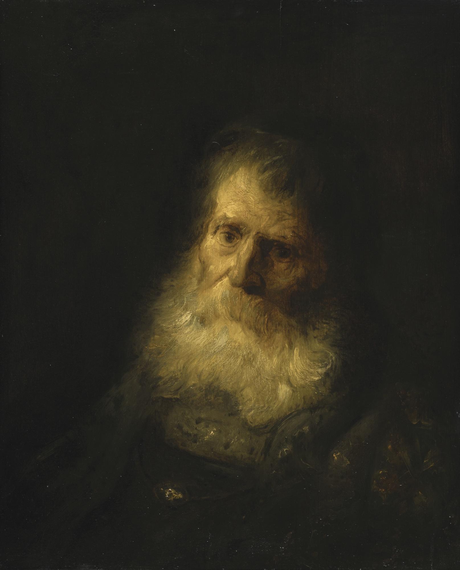 Jan Lievens - A Tronie: The Head And Shoulders Of An Old Bearded Man