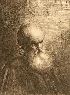 Jan Lievens - Brustbild eines alten Mannes mit langem Weißbart