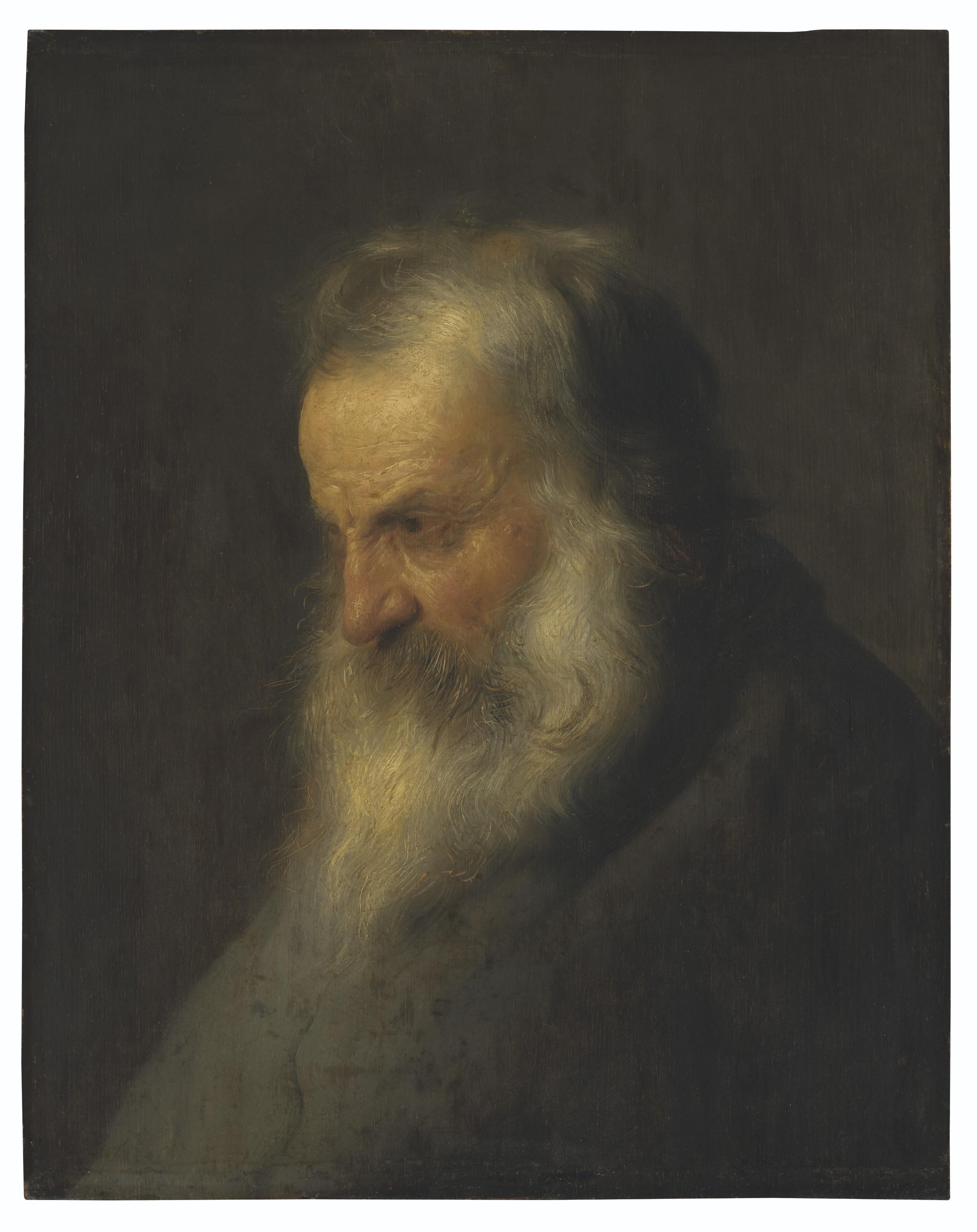 Jan Lievens - Head of a bearded man