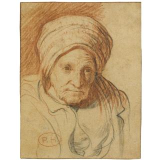Jan Lievens - Head Of An Old Woman (\