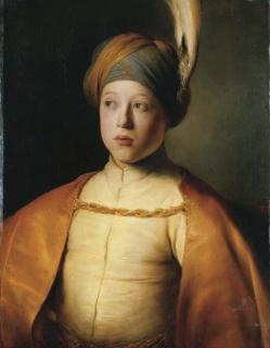 Jan Lievens - Portrait of a boy in Persian dress