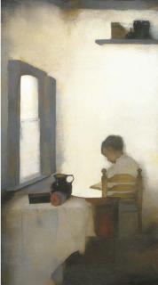 Jan Mankes - Boy in an interior