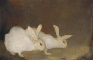 Jan Mankes - Twee Konijntjes - Two Rabbits
