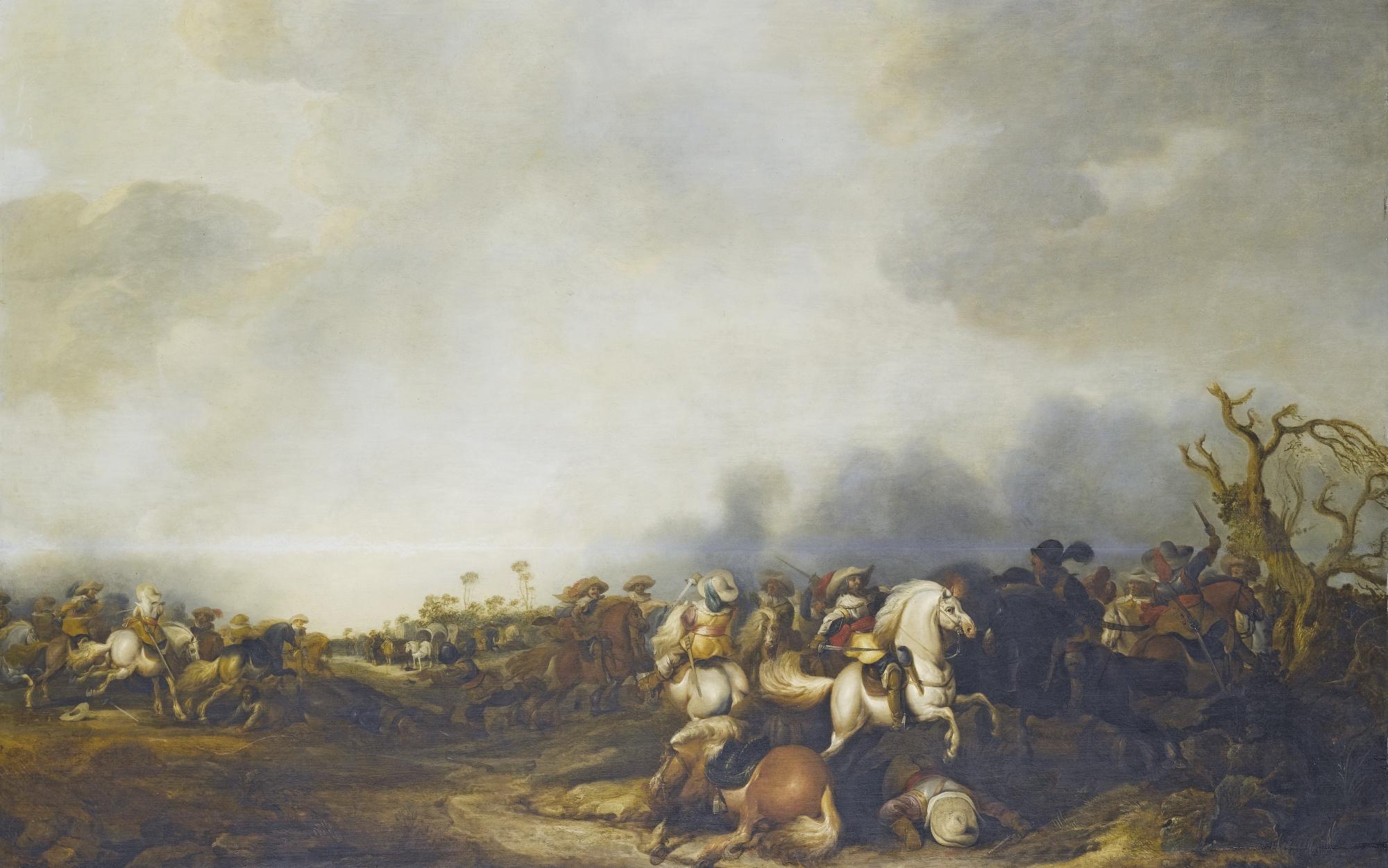 Jan Martszen De Jonge - A Cavalry Battle