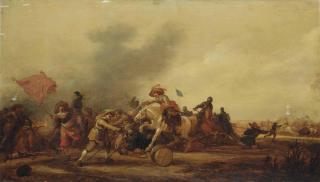 Jan Martszen De Jonge - An Engagement Between Cavalry And Footsoldiers