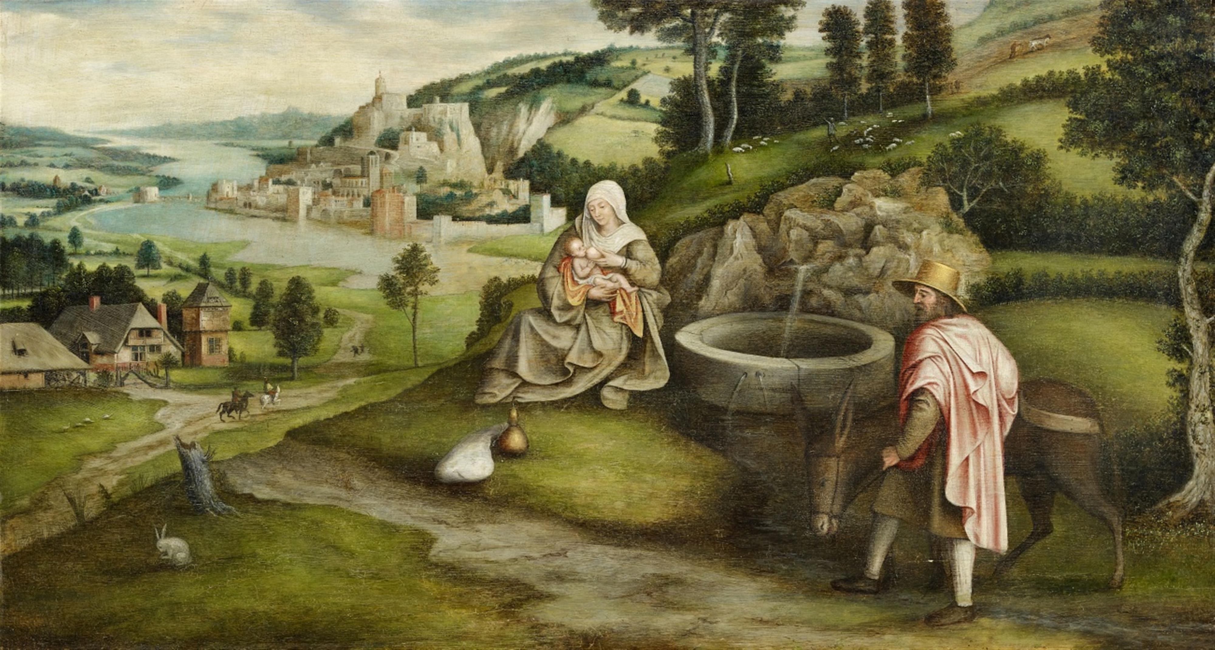 Jan Massys - Ruhe auf der Flucht nach Ägypten