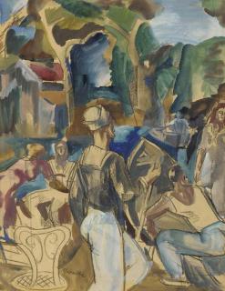 Jan Matulka - Central Park