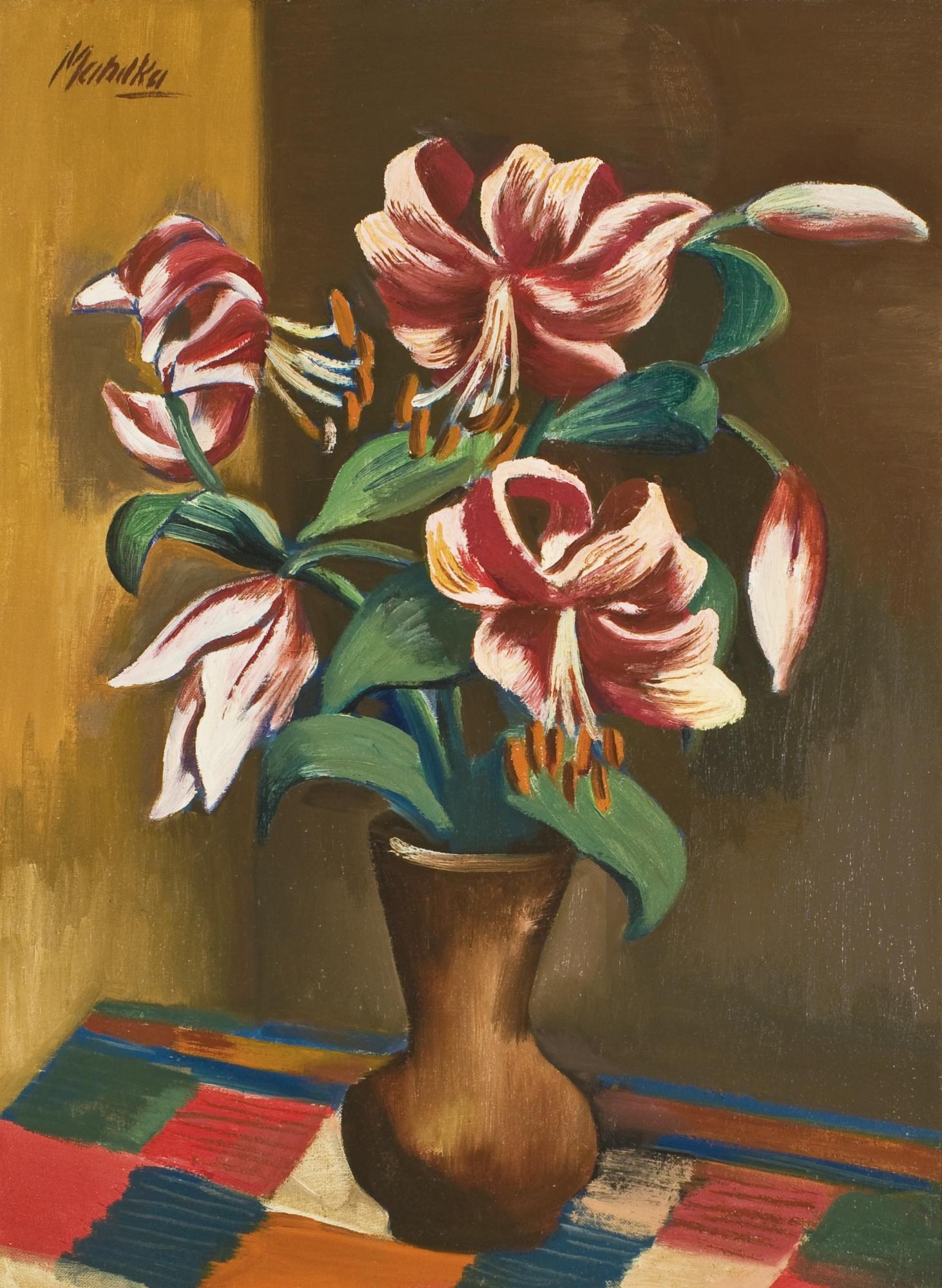 Jan Matulka - Czech Lilies (Lilie)
