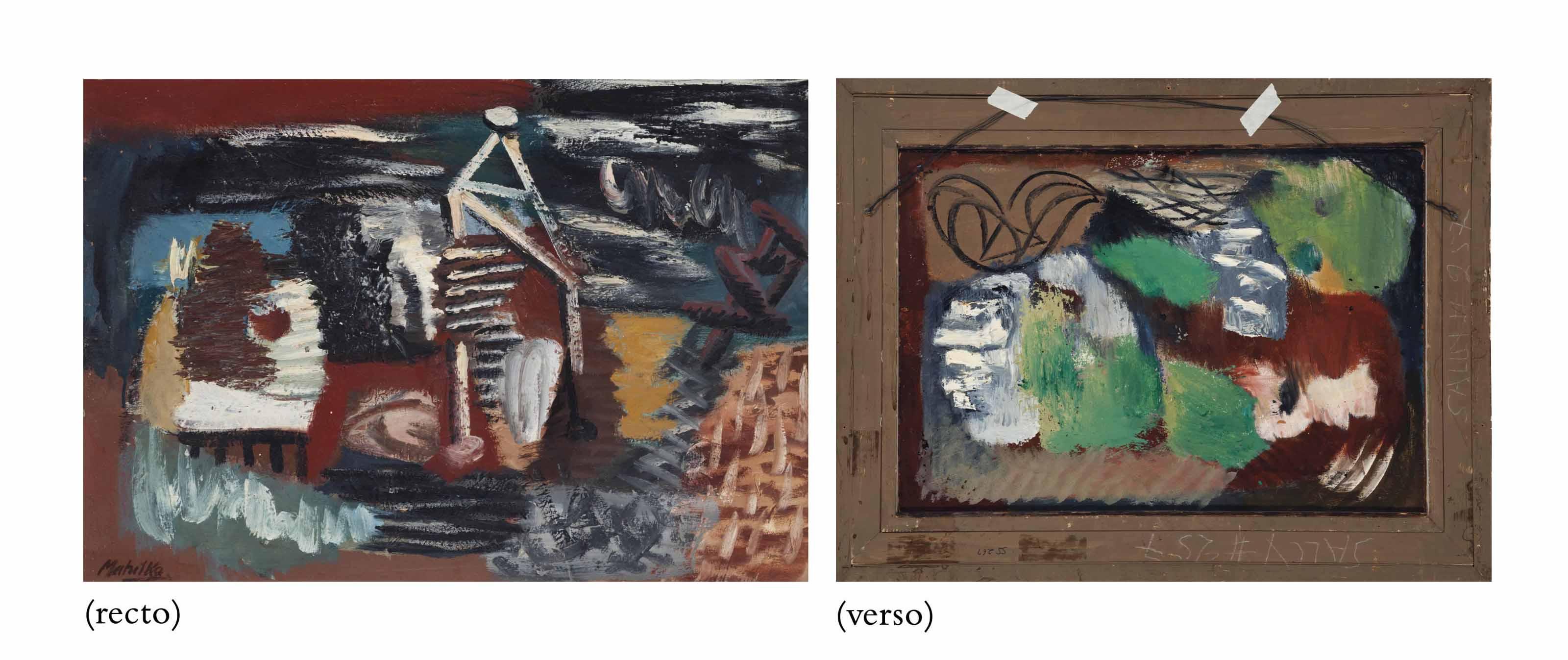 Jan Matulka - Harbor in Abstract