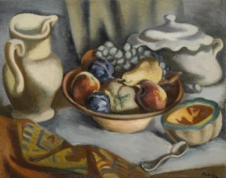 Jan Matulka - Still Life With Fruit