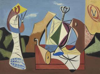 Jan Matulka - Surrealist Landscape (An Abstraction)