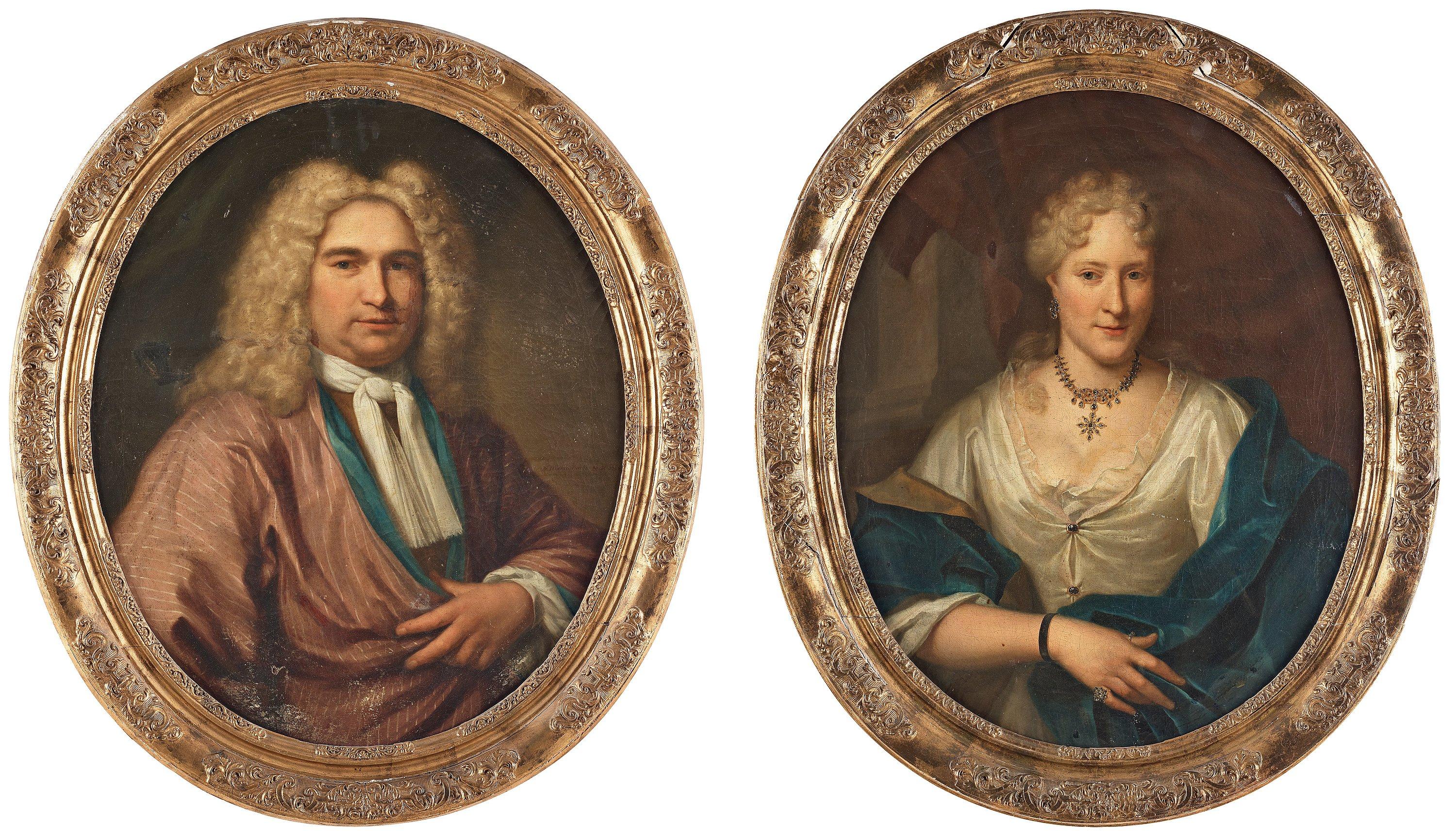 Jan Maurits Quinkhard - Gregoire Francois Du Rietz (1607-1682) and his wife Helena Radou (1615-1675)