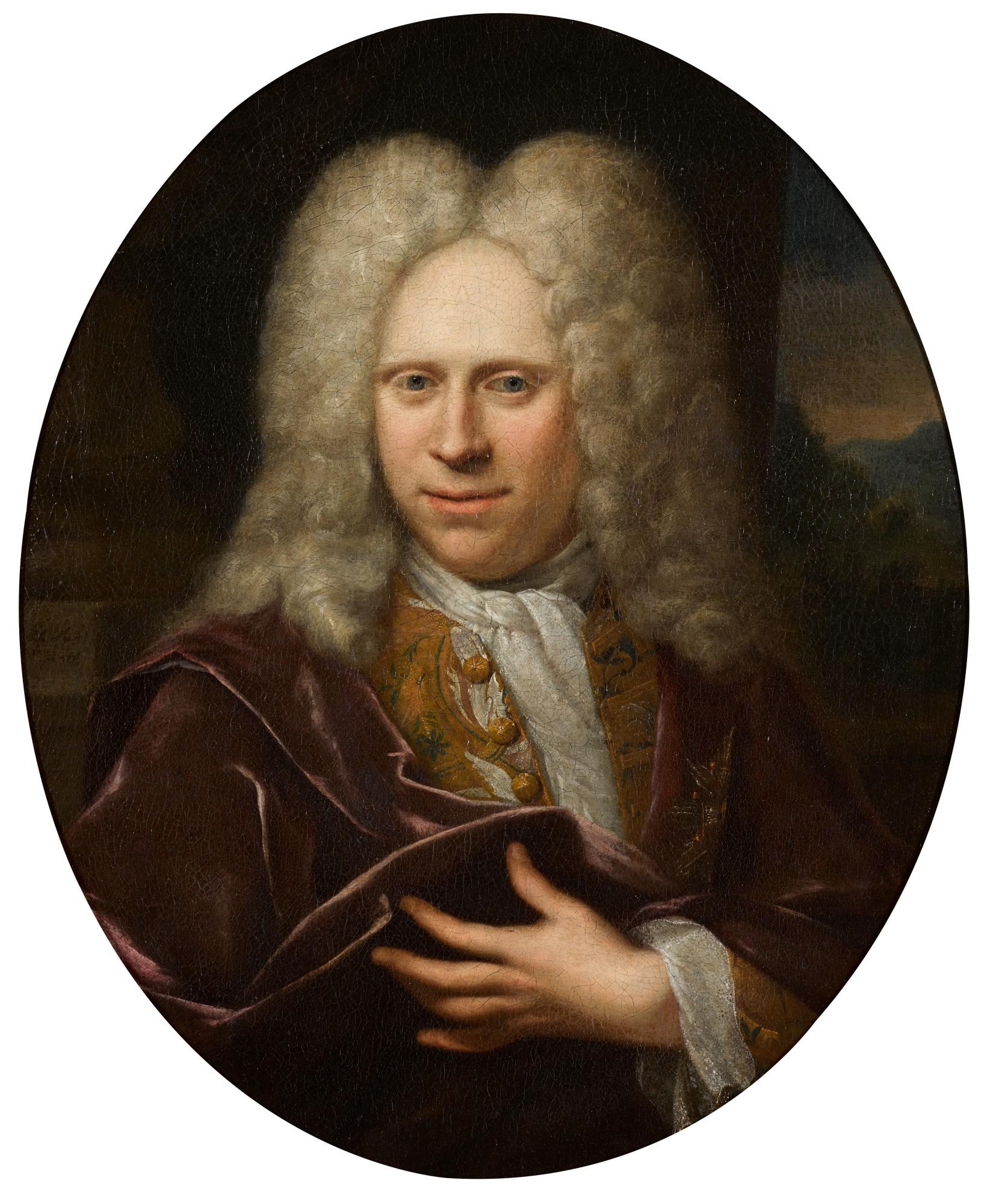 Jan Maurits Quinkhard - Portrait Of A Gentleman, Half-Length 