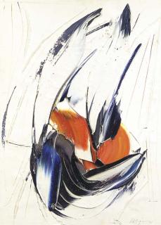 Jan Meyer - Esquisse peinture V - Oasis spontanée