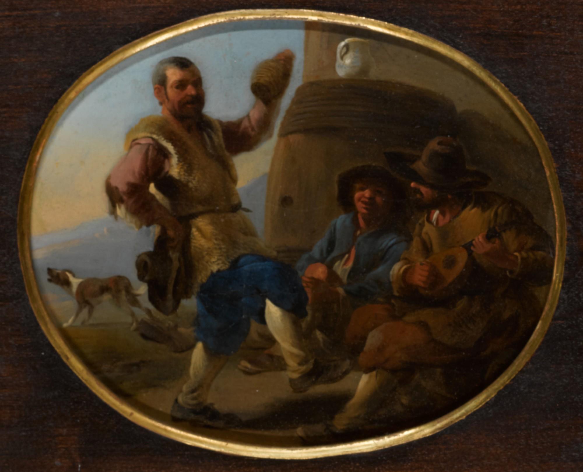 Jan Miel - A Group Of Merry-Making Peasants Dancing And Playing Music
