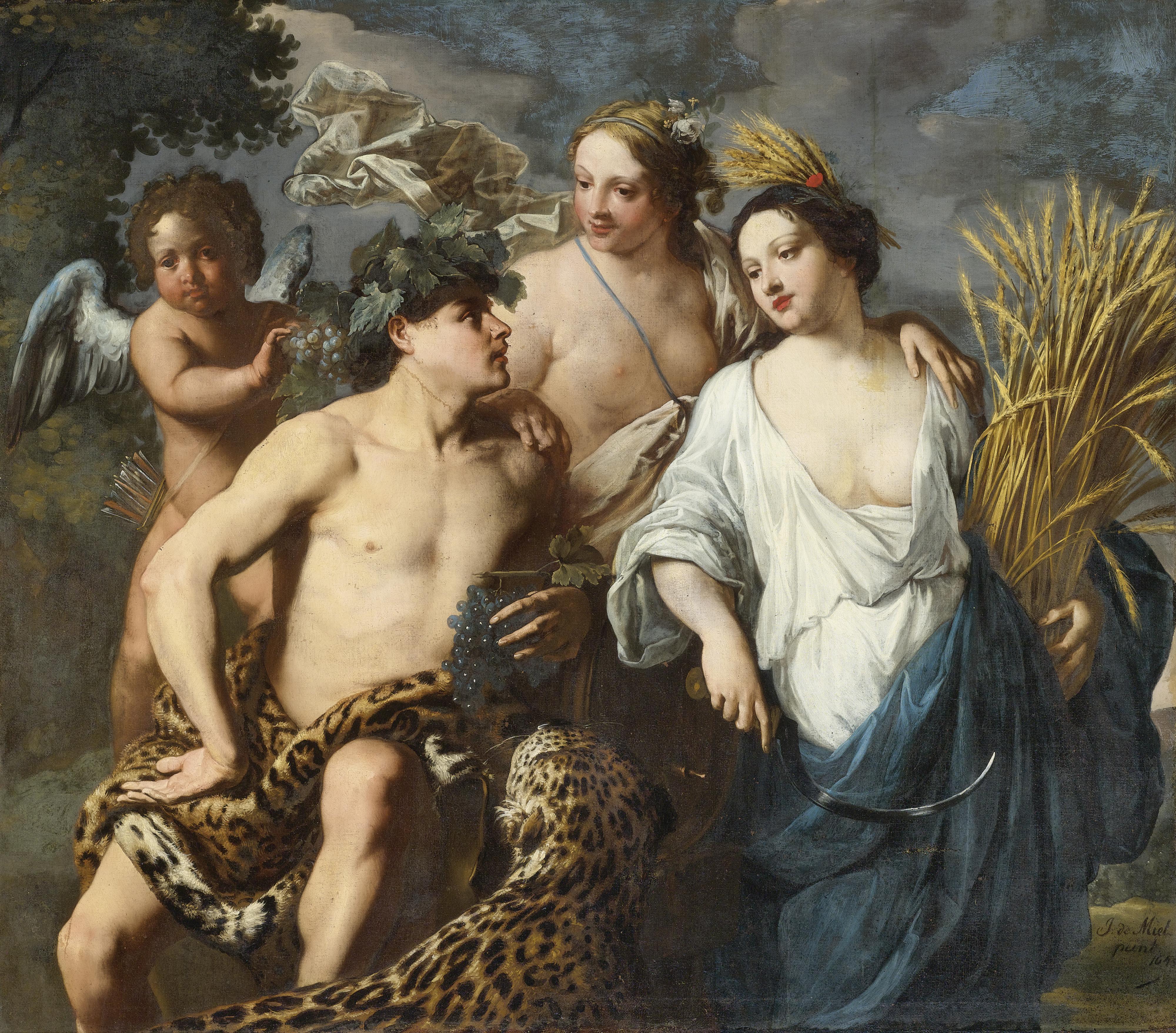 Jan Miel - Ceres, Bacchus And Venus (\'Sine Cerere Et Baccho Friget Venus\')