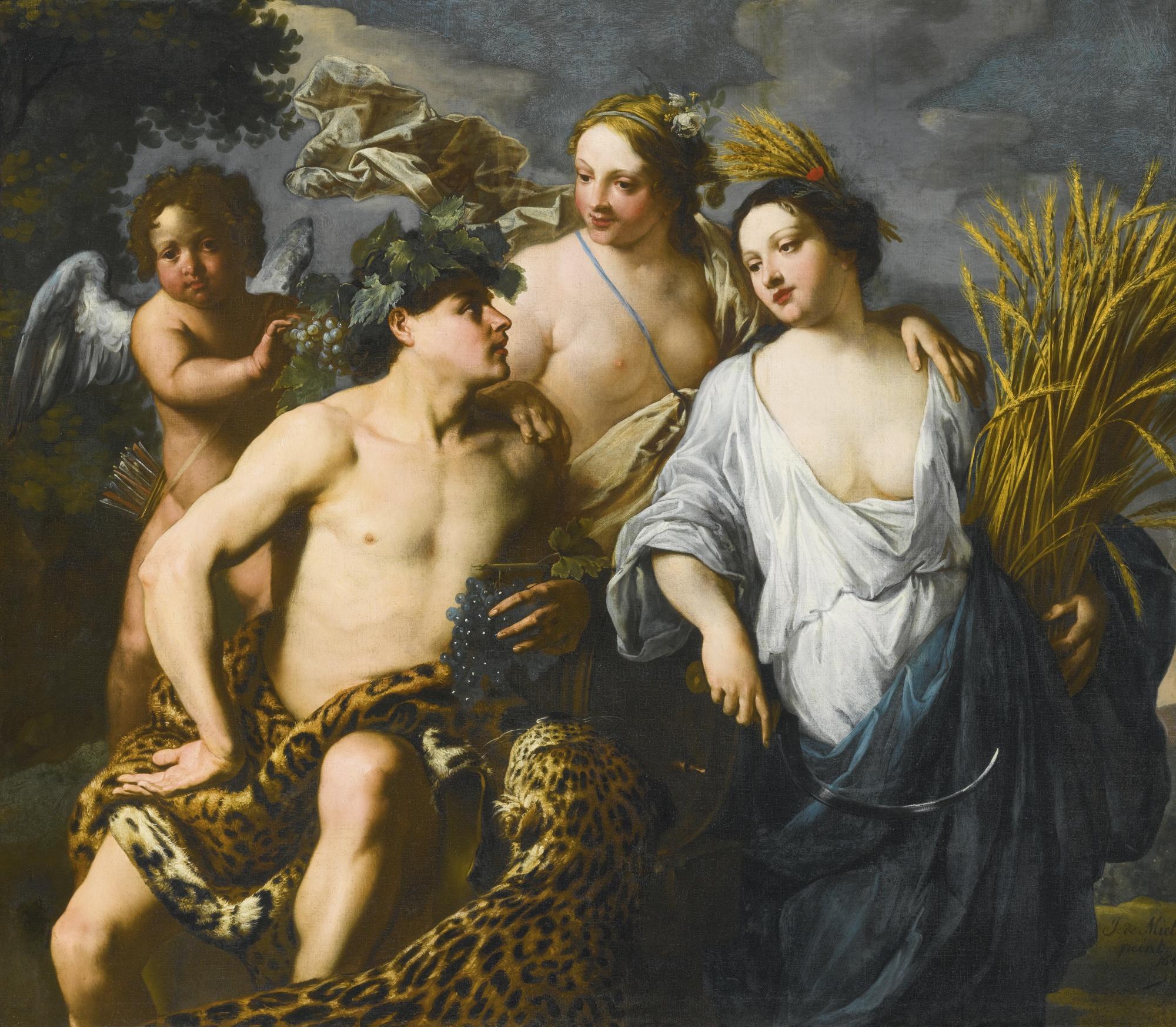 Jan Miel - Ceres, Bacchus And Venus (\'Sine Cerere Et Baccho Friget Venus\')
