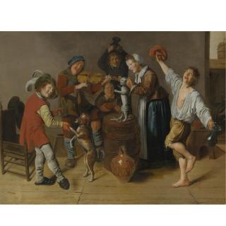 Jan Miense Molenaer - Children Playing And Merrymaking