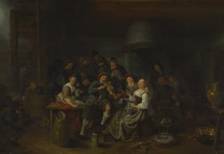 Jan Miense Molenaer - Merry Company In An Inn With A Violinist