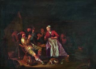 Jan Miense Molenaer - Peasants Making Merry In A Tavern