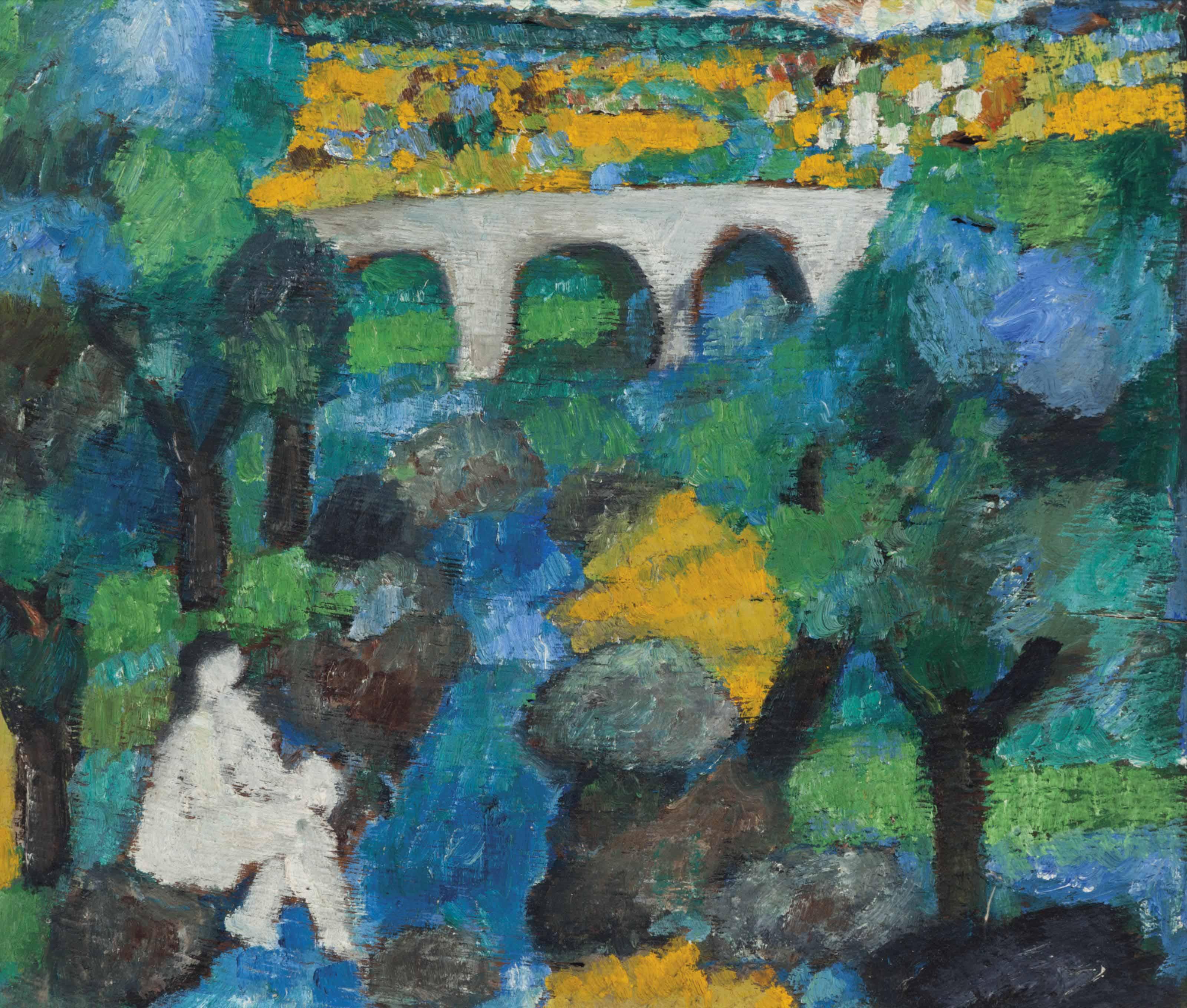 Jan Muller - Nude at aqueduct