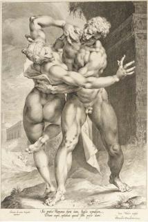 Jan Muller - The Rape of the Sabine Women (B. 79; Holl. 67)