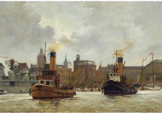 Jan Nagtegaal - Voorby aan \'de Groene Draeck\' Sail.70