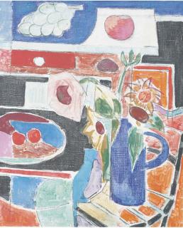 Jan Peeters - A Still Life With Fruits And Flowers