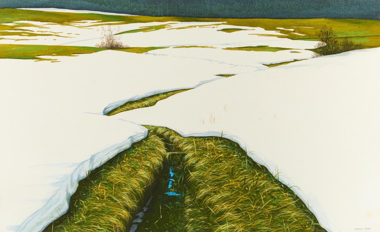 Jan Peter Tripp - Ohne Titel (Winterlandschaft).
