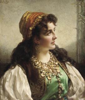 Jan Portielje - A young gypsy