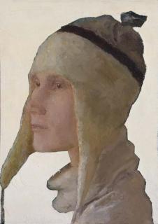 Jan Rauchwerger - Portrait with a Green Hood