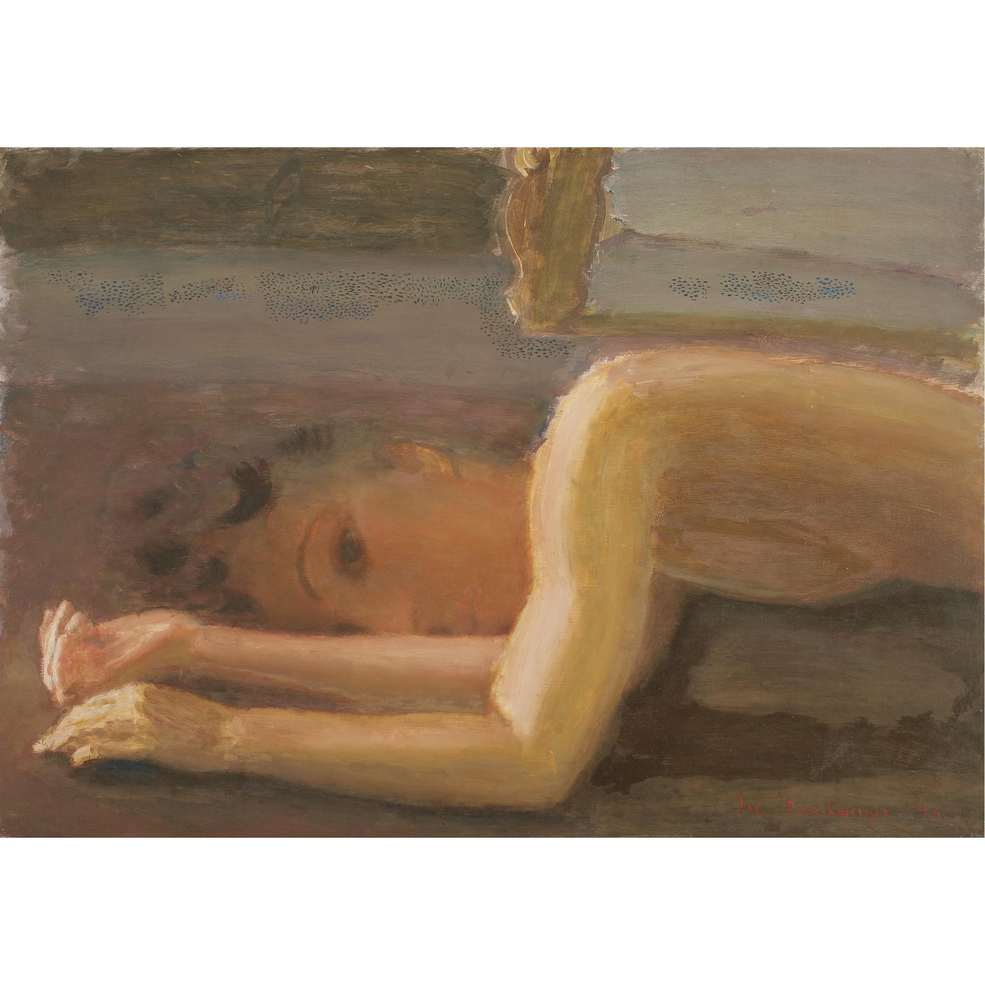 Jan Rauchwerger - Reclining Nude
