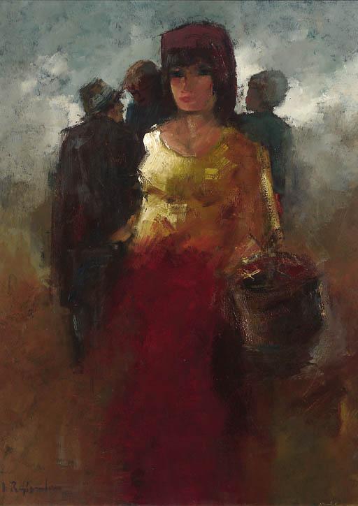 Jan Rijlaarsdam - A Flowergirl