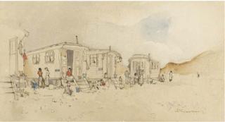 Jan Rijlaarsdam - A Gipsy Camp