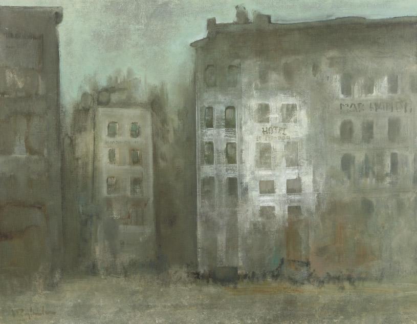 Jan Rijlaarsdam - A town square in paris