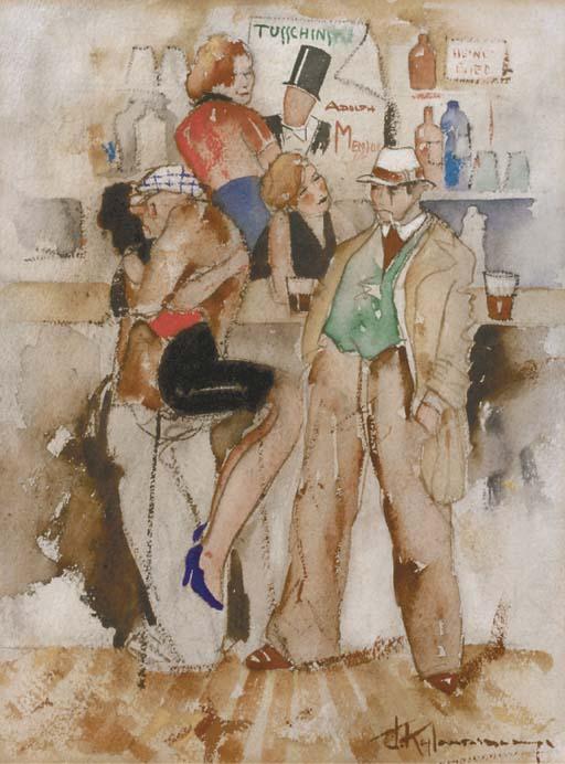 Jan Rijlaarsdam - Flirting in a bar