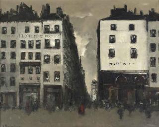 Jan Rijlaarsdam - View of a street in Paris