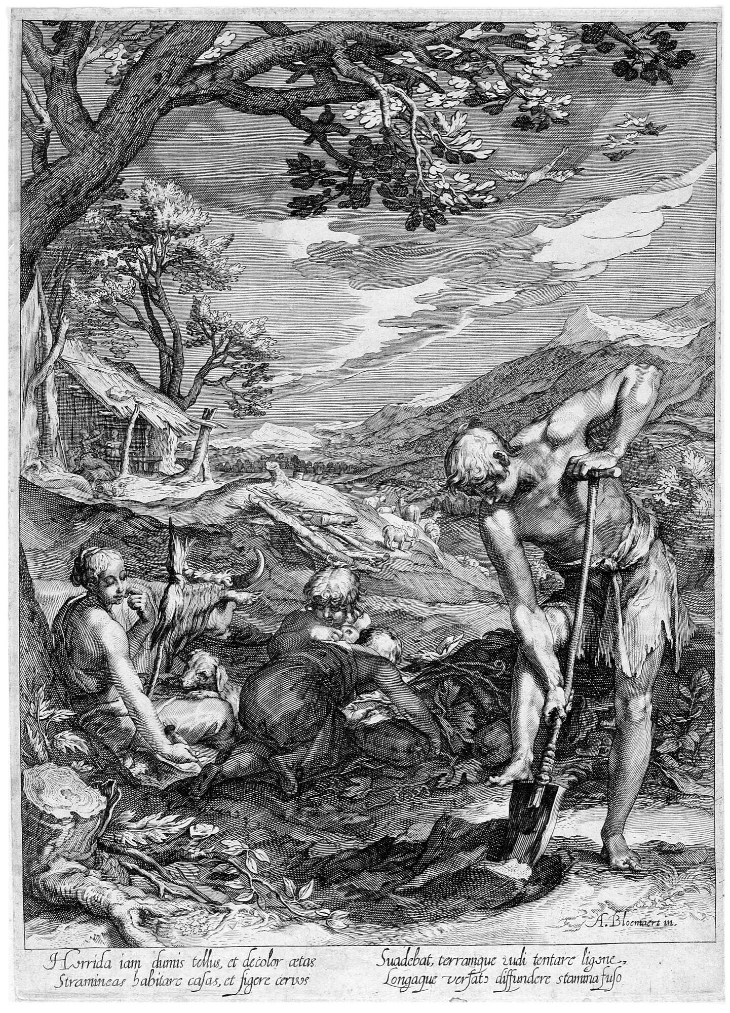 Jan Saenredam - Folge von 4 Bll.: Vier Szenen aus dem Leben der Propheten.