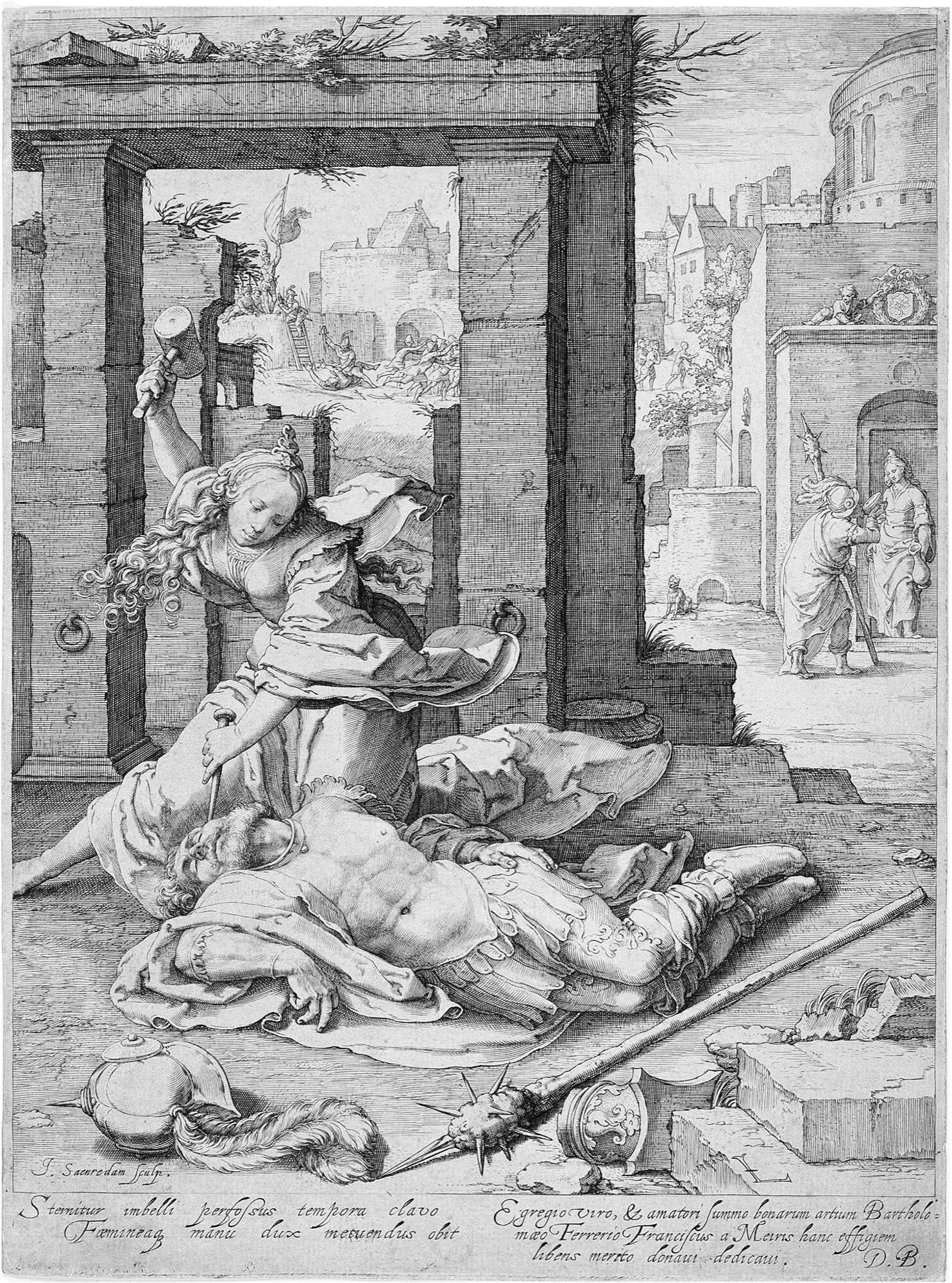 Jan Saenredam - Jael und Sisera.